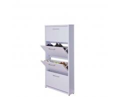 Blanco Mueble Zapatero Ebro 11ab Blanco