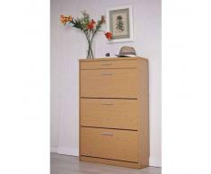 Mueble Zapatero Manzanares 3ab Roble
