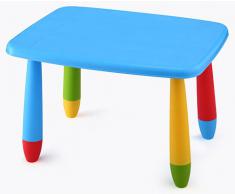 Mesa infantil desmontable, Rectangular, para niños Azul