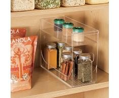 InterDesign Binz - Especiero para gabinete, Claro