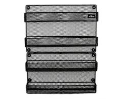 Kealive Estante Soporte cromado para especies/hierbas - perfecto para montarse en la pared o dentro de un armario-Estantería para botes de especias de 4 niveles