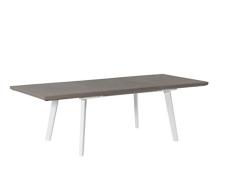 Keter - Mesa extensible de comedor exterior Harmony, Color chocolate