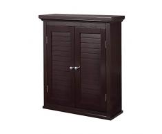 Versanora ELG-593 Gabinete de Pared de baño, MDF, marrón, 50.8 x 17.78 x 60.96 cm
