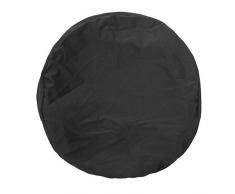 TuToy Redondo Taburete Cubre Fibra Elástica 6 Colores Redondo Sin Hogar Silla Manga Protector - Negro