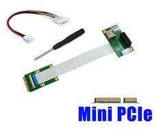 Kalea Informatique - Adaptador (PCIe a Mini-PCIe con cable FPC - incluye dos mantel de 15 y 25 cm)