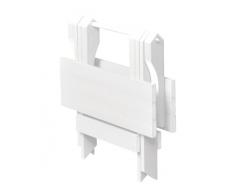 Highwood Colección Adirondack Mesa auxiliar plegable Blanco 51x35.3x43 cm