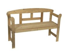 Spetebo - Banco de madera para jardín