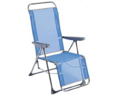 Alco - Tumbona Posiciones Relax Aluminio Fibreline Azul Color 30 1-480AZ