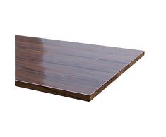 Protector transparente para mesa, 2 mm, 60 cm de ancho, plástico, Transparente, 200x60cm