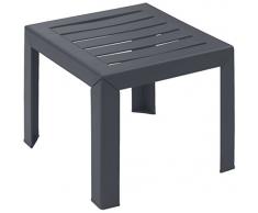 Grosfillex 53001002 Miami Mesa Auxiliar, Antracita, 40 x 40 cm