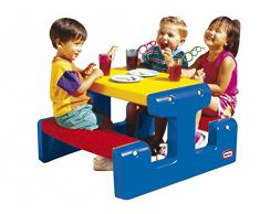 little tikes 479500070 - Mesa de Picnic pequeña de plástico de Colores