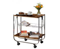 Wenko Delux - Mesa auxiliar con ruedas