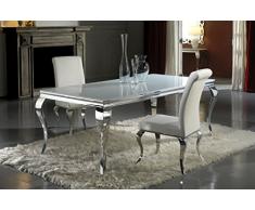 SCHULLER - Mesas de Comedor Modernas - Barroque Acero 200 - iBERGADA