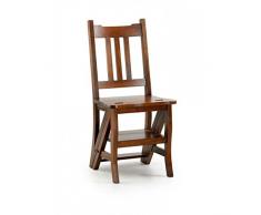 Moycor - Silla escalera flamingo con madera, tamaño 45 x 38 x 90