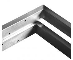 CHYRKA Estructura para tableros de Mesa Diseño pie de Mesa Acero Inoxidable 201, Comedor Mesa Estructura Pata (720x400 mm - 1 Pieza)