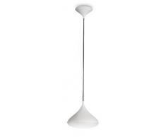 Philips myLiving Friends - Lámpara colgante, iluminación interior, 1 x 15 W, E27, color blanco