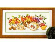 Vervaco 70.017 - Kit de Punto de Cruz contado (diseÃ±o con Mesa de tÃ©)