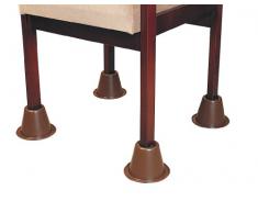 Patterson Medical - Set de 4 tacos elevadores de silla, apilables (9 cm)