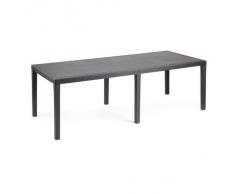 AFT - Mesa Resina Rattan Antrac.Prince220x90cm