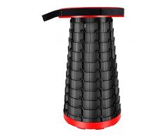 Ysss Silla Plegable de plástico del Taburete Plegable Que acampa de heces al Aire Libre Portable de la Silla telescópica Pesca Zapato Banco del Resto del pie Mazar