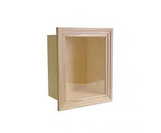 Artemio 14001969 vitrina para Miniatures madera 23,5 x 28,5 x 14 cm