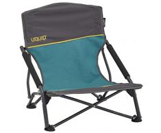 Uquip Sandy – Silla de Playa Plegable, cómoda y Estable, Azul