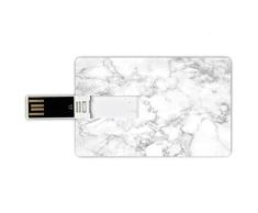 8GB Forma de tarjeta de crédito de unidades flash USB Mármol Estilo de tarjeta de banco de Memory Stick Patrón de granito natural con efectos de trazas manchadas de mármol Imagen artística de mármol,a