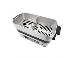 WMF KÜCHENminis - Vaporera (Mesa, Negro, Acero inoxidable, Botones, Giratorio, 900 W, 220-240 V, 50/60 Hz)