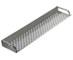 Especias estante de acero inoxidable estante de pared Estantería acero inoxidable plana 50 cm