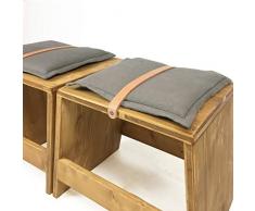 Taburetes y banco cone, 2 en 1