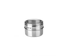 Ibili Clásica - Especieros magnéticos, inox, 6x4 centímetros