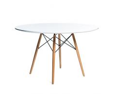 Noorsk Design Mesa de Comedor o Cocina Redonda Karelia2 100
