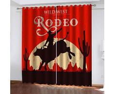 LOVEKKK Blackout Curtain Matador Cortina Ocultante con 8 Ojales Suave para Ventanas de Habitación Infantil, 100% Poliéster, 2 Piezas 110x215cm(An x Al)