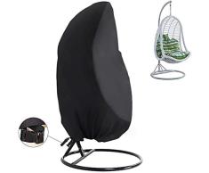 Fundas Para Barbacoas Patio sillas colgantes cubierta impermeable Capullo huevo cubierta de la silla de Altas Prestaciones mimbre de Columpio for la terraza cubierta 420D Oxford Muebles de jardín cubi