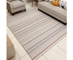 LIVEINU Alfombra De Diseño Moderna Contorneada Moquetas Pelo Corto Alfombras Salon con Bases Antideslizantes Patrón de Escandinavia Lavables 80x120cm