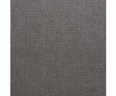 Furninero - 120 cm de Ancho, Banco de Almacenamiento Tipo otomano tapizado capitoné con Botones, Patas Redondeadas, Naturel Stone Tela, Piedra