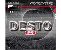 Donic Desto F4 Tenis de Mesa Caucho, Negro