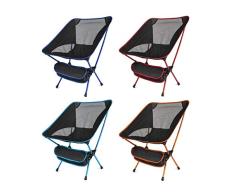 JIAYONG Sillas Plegables Pesca Plegable Portable de la Silla Silla de Camping Asiento de la Silla de Pesca 600D Oxford Tela de Aluminio for el Picnic al Aire Libre Barbacoa Silla de Playa
