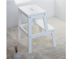 Taburete Escalera Taburete De Pelda/ños Plegable Banco De Madera De 3 Pelda/ños De Adulto Escalera De Madera para Cocina Taburete para Ni/ños Escalera De Zapatero Port/átil para Interiores//Soporte De FL
