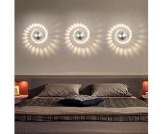 Coocnh 3 W LED Lámpara de Pared Aluminio Apliques de Pared Baño Lámpara Moderna Pared Stahler Efecto Baño Lámpara de Piso Lámpara