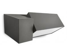 Philips myGarden Border - Aplique, iluminación exterior, bombilla incluida, 23 W, luz blanca cálida, aluminio, color antracita