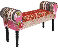 Kare Banco Wing Patchwork, Policromo, 54 x 30 x 100 cm