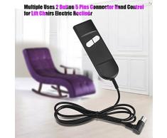 Control de la mano reclinable, 2 botones de 5 pines, silla elevable o reclinable con control de las manos.
