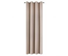 Eurofirany Blackout - Cortina Opaca con 8 Ojales, Elegante, Lisa, Suave, para salón, Dormitorio, salón, Polvo, 135 x 250 cm