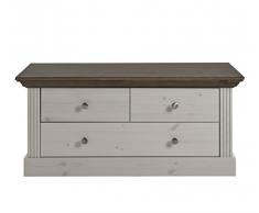 Steens 3170230269001F banco Monaco, 104 x 46 x 42 cm, madera maciza de pino Stone