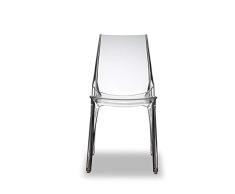 2x Silla de diseño Vanity de policarbonato y fabricación italiana SCAB (Pack de 2)