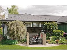 Caja de almacenamiento de plástico como gabinete guárdela-fuera