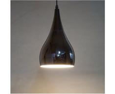 (Negro) 60 Watt Moderno techo E27 / E26 colgante Lámpara colgante de la lámpara de luz accesorio de iluminación