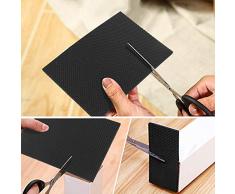 Garosa 2 Unids Pies De Goma Almohadillas Antideslizantes Autoadhesivos Protectores de Piso Muebles Sofá Mesa Silla De Goma Pies Pads Negro