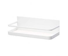 JLCP El Estante de Almacenamiento de la Nevera magnética, Estante del Esmalte de uñas Spice Rack Jar Hierba Estante Almacenamiento Organizador Rack para Cocina Estante,White